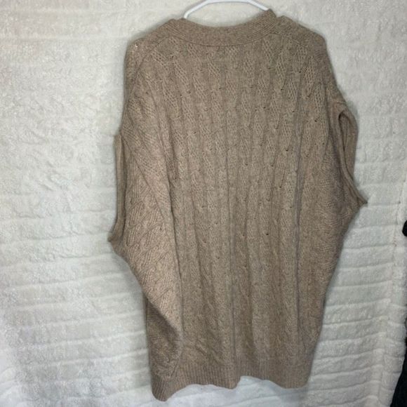 BCBG MaxAzria Beige Poncho/Cardigan S - Picture 8 of 9